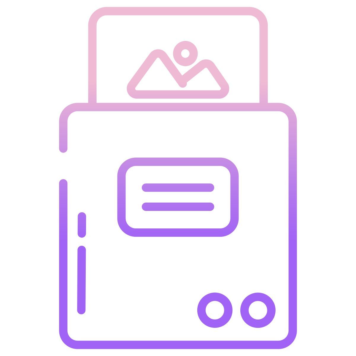 portable printer icon