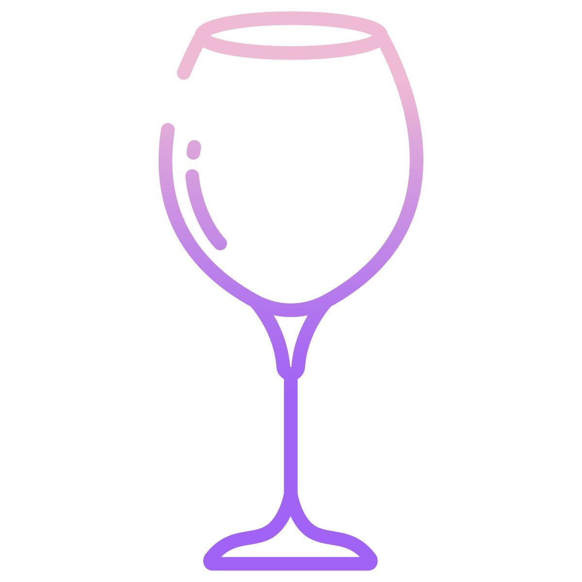 red wine glass icon