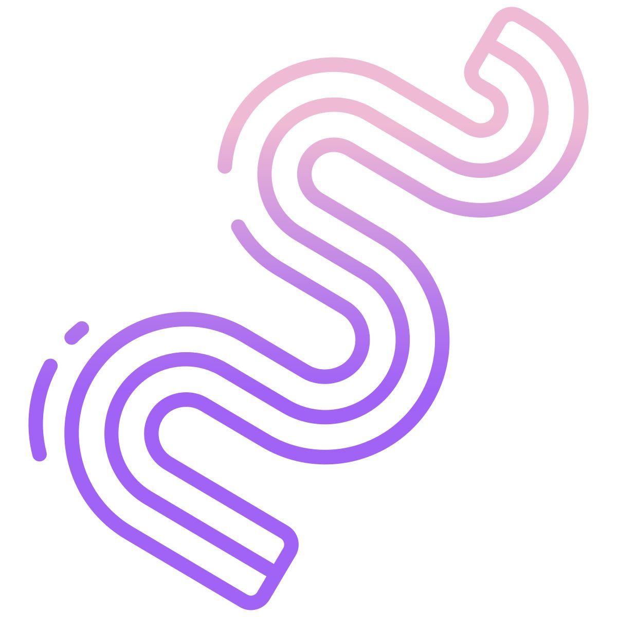 ribbon candy icon