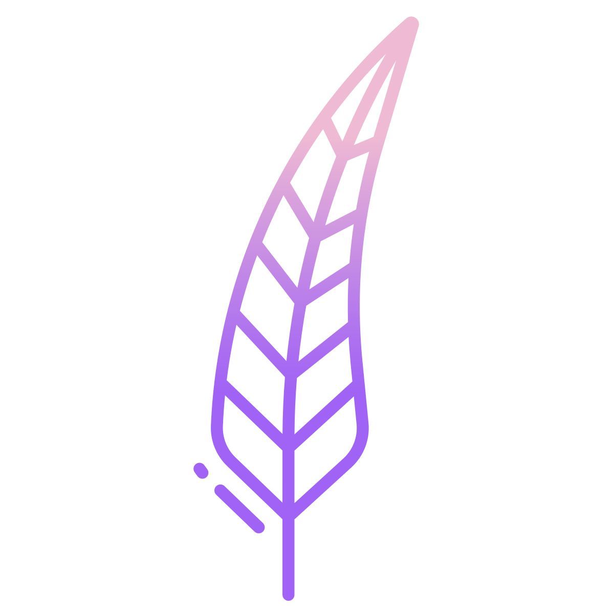 rock rooster feather icon