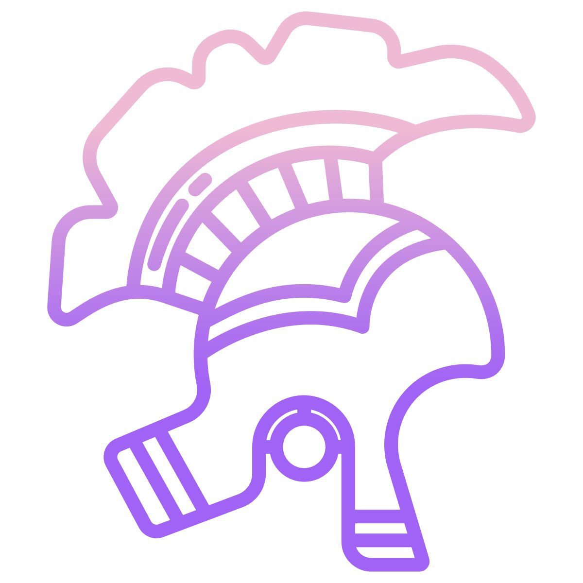 roman helmet icon