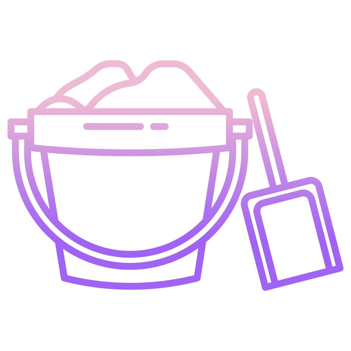 sand bucket icon