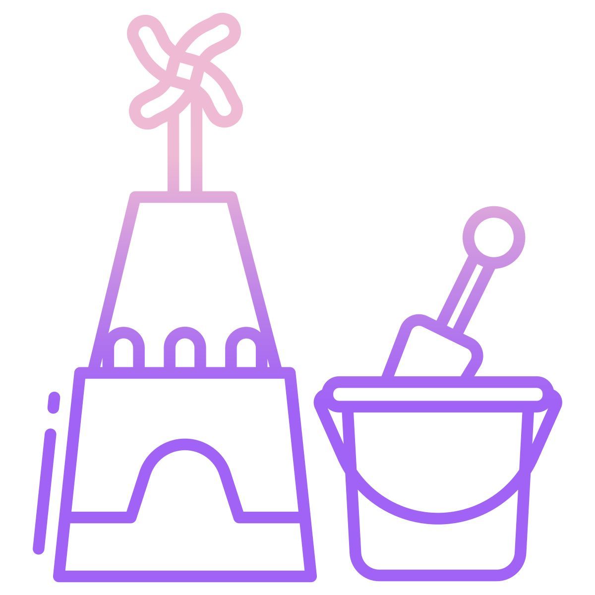 sand castle icon