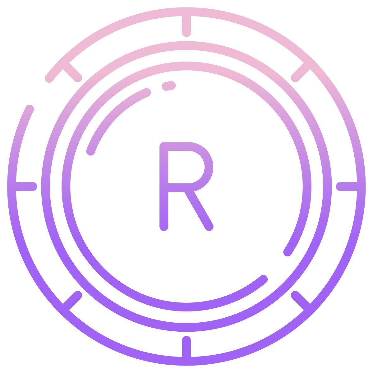 south african rand icon