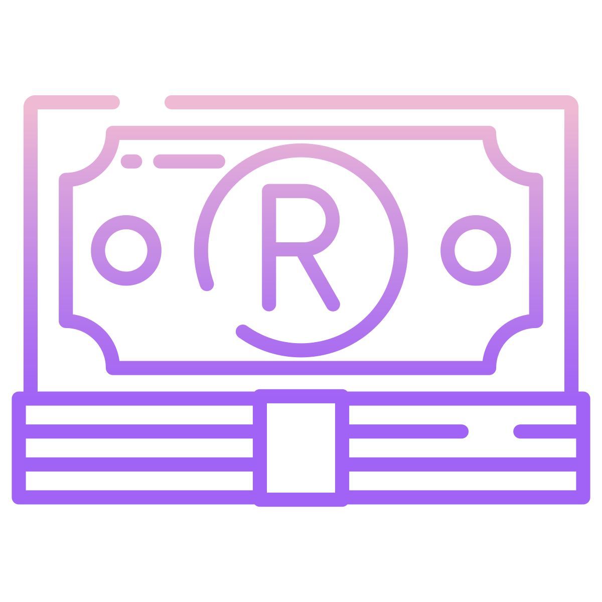 rand sud africain icon