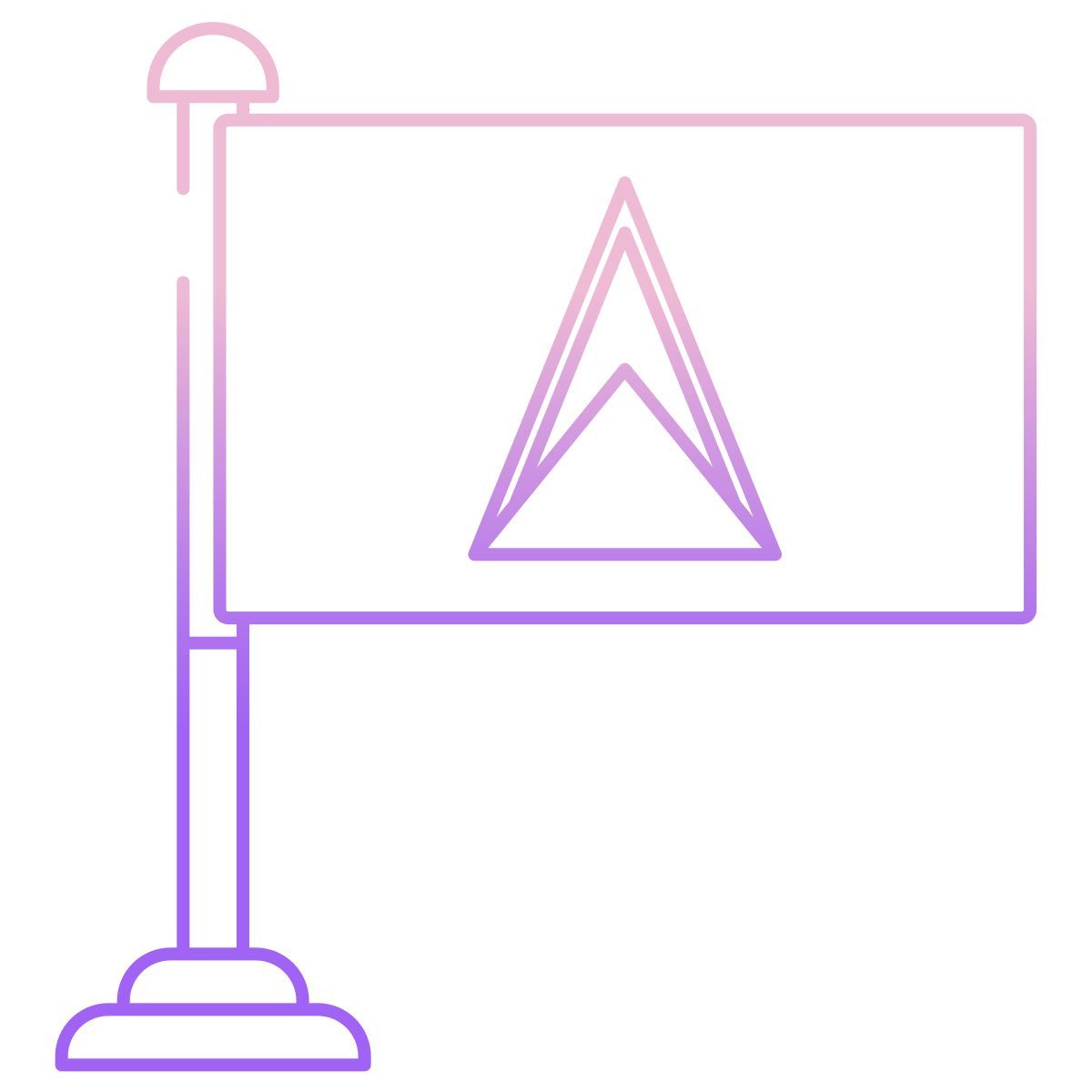 st lucia flag icon