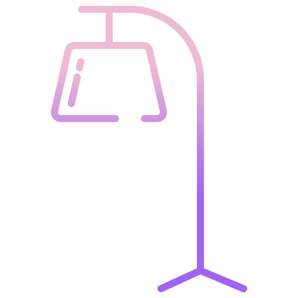 stand lamp icon