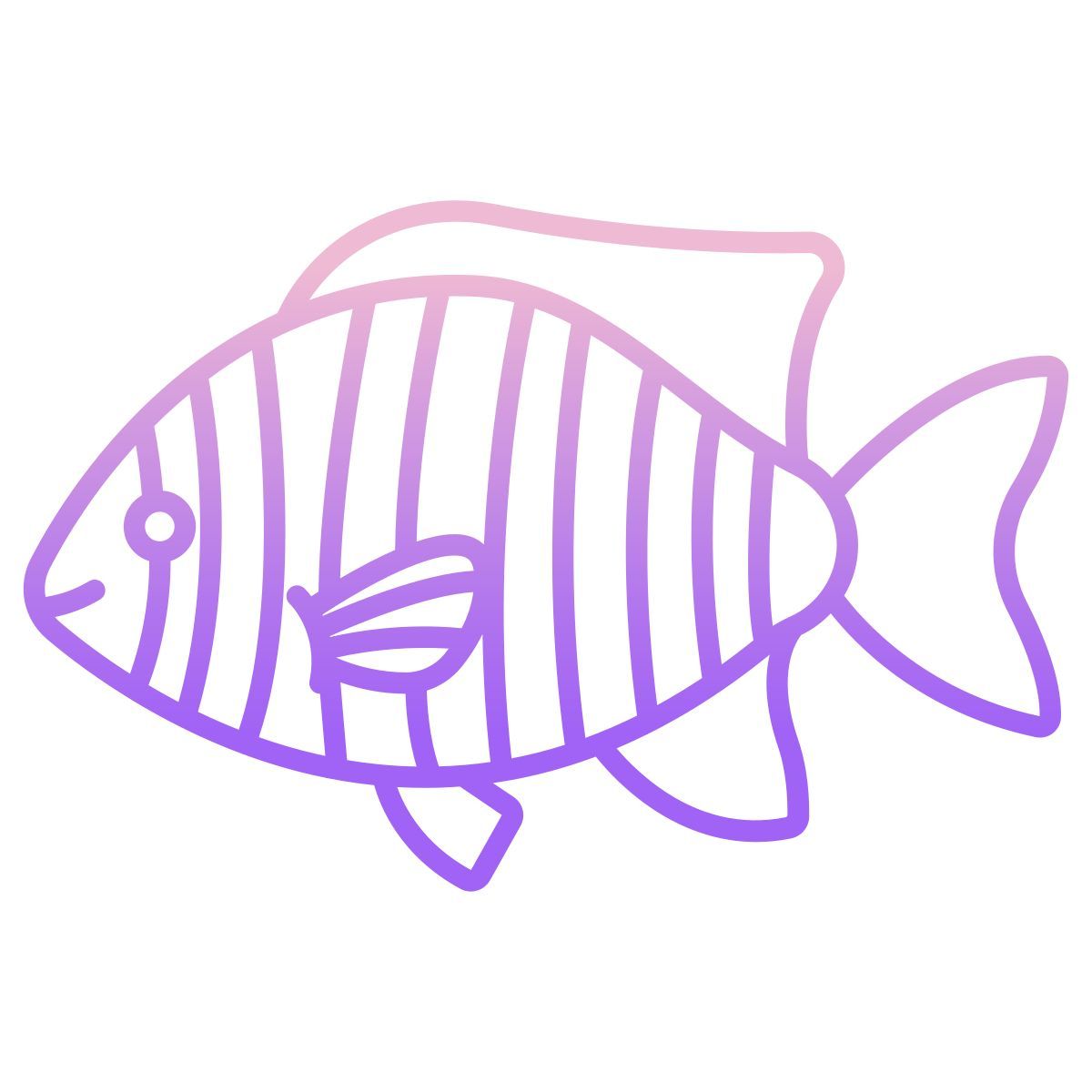striped beak fish icon