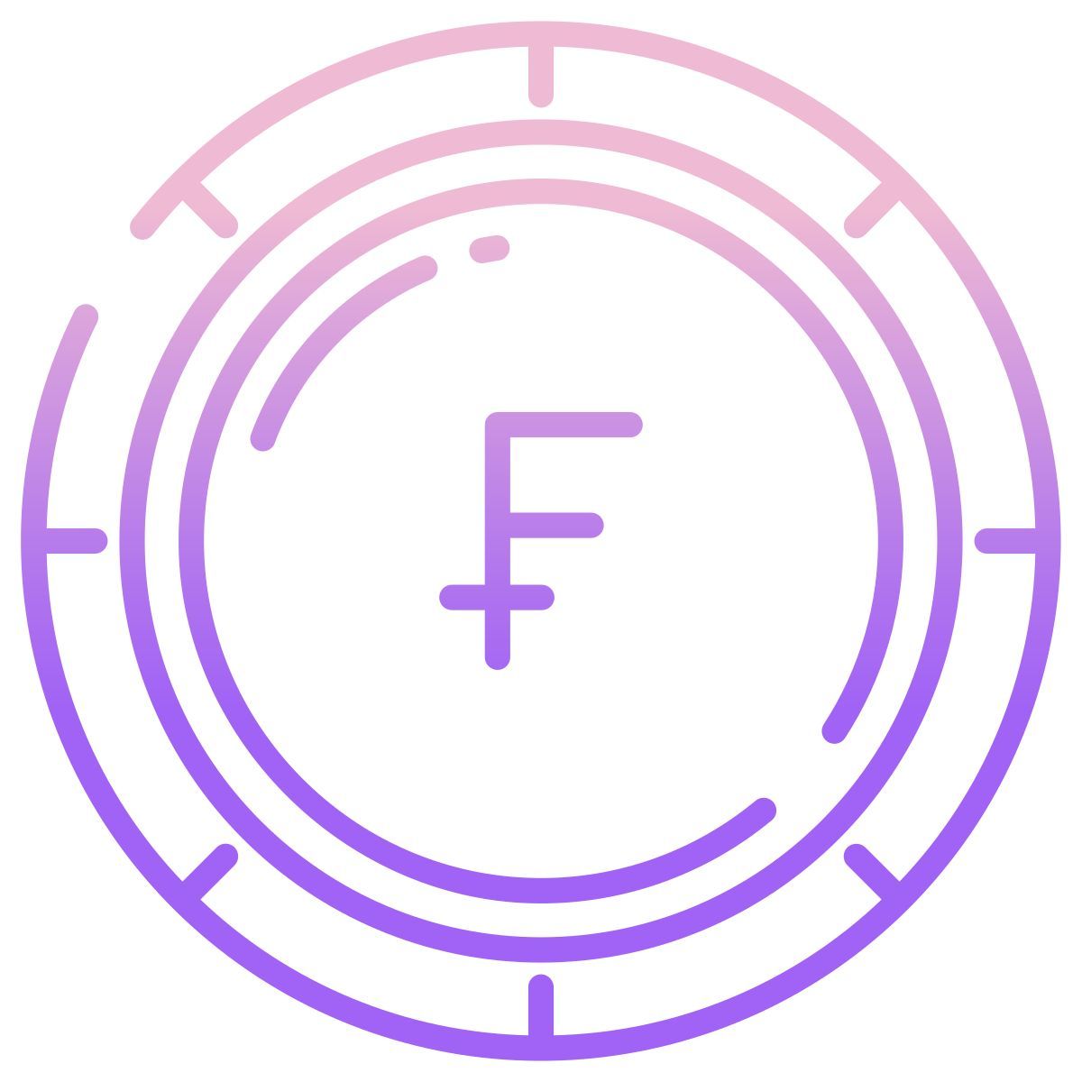 swiss franc icon
