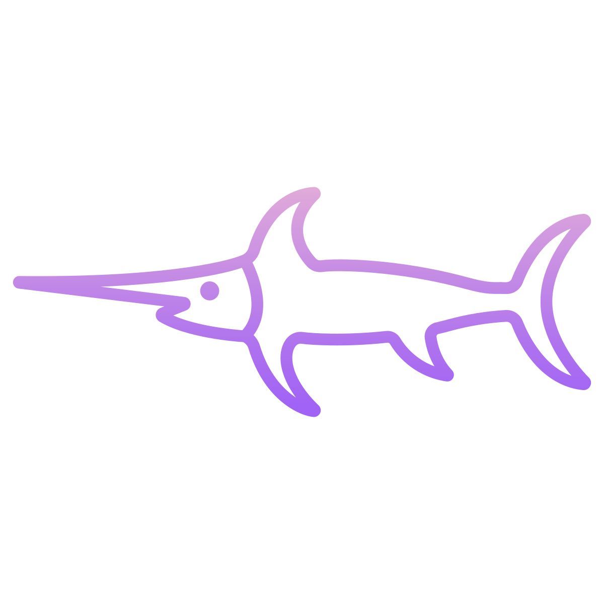 sword bill fish icon