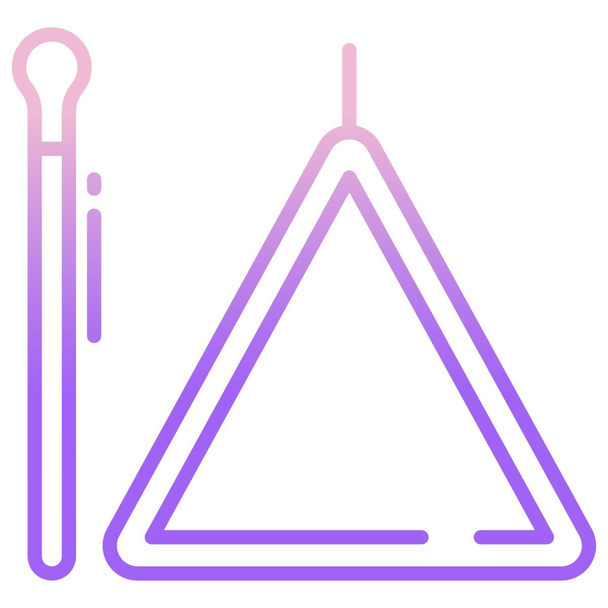 musikalisches dreieck icon