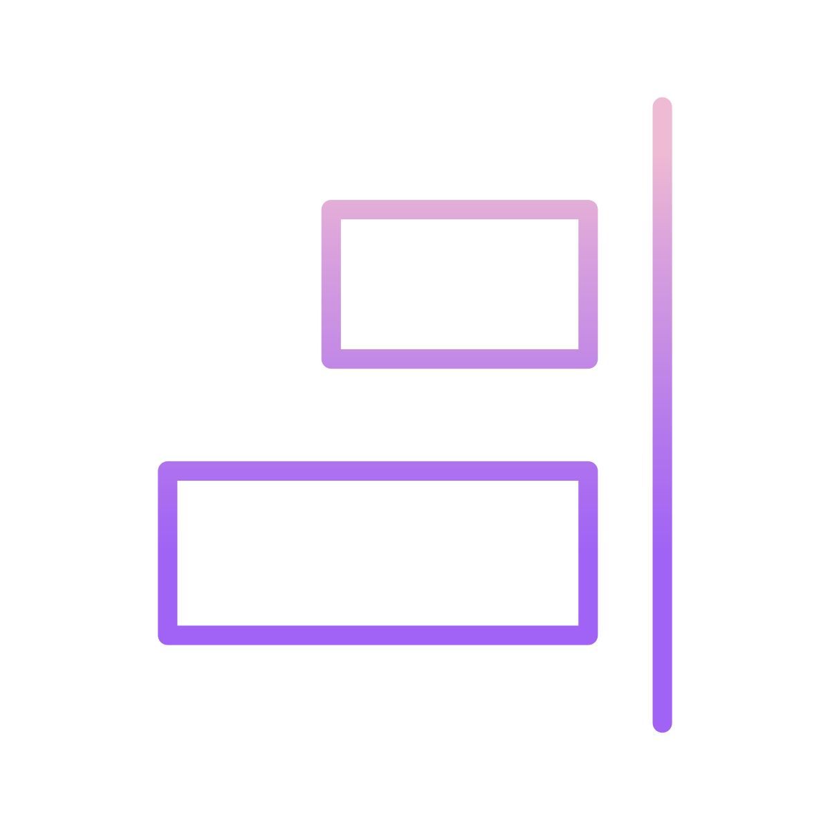 align right icon