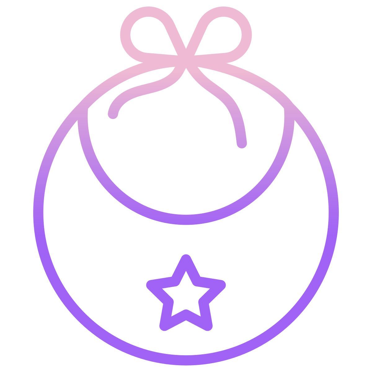 baby bib icon