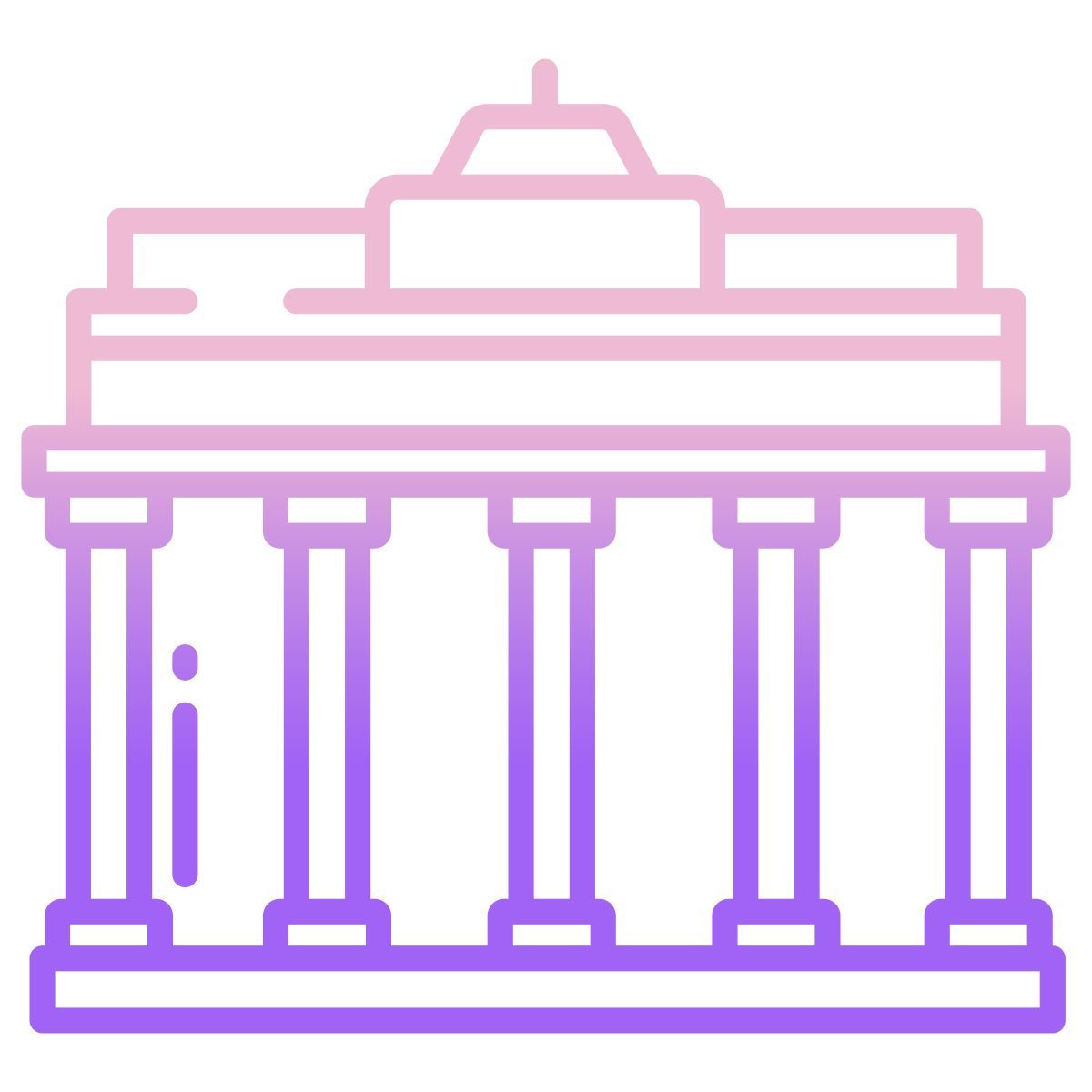 brandenburg gate icon