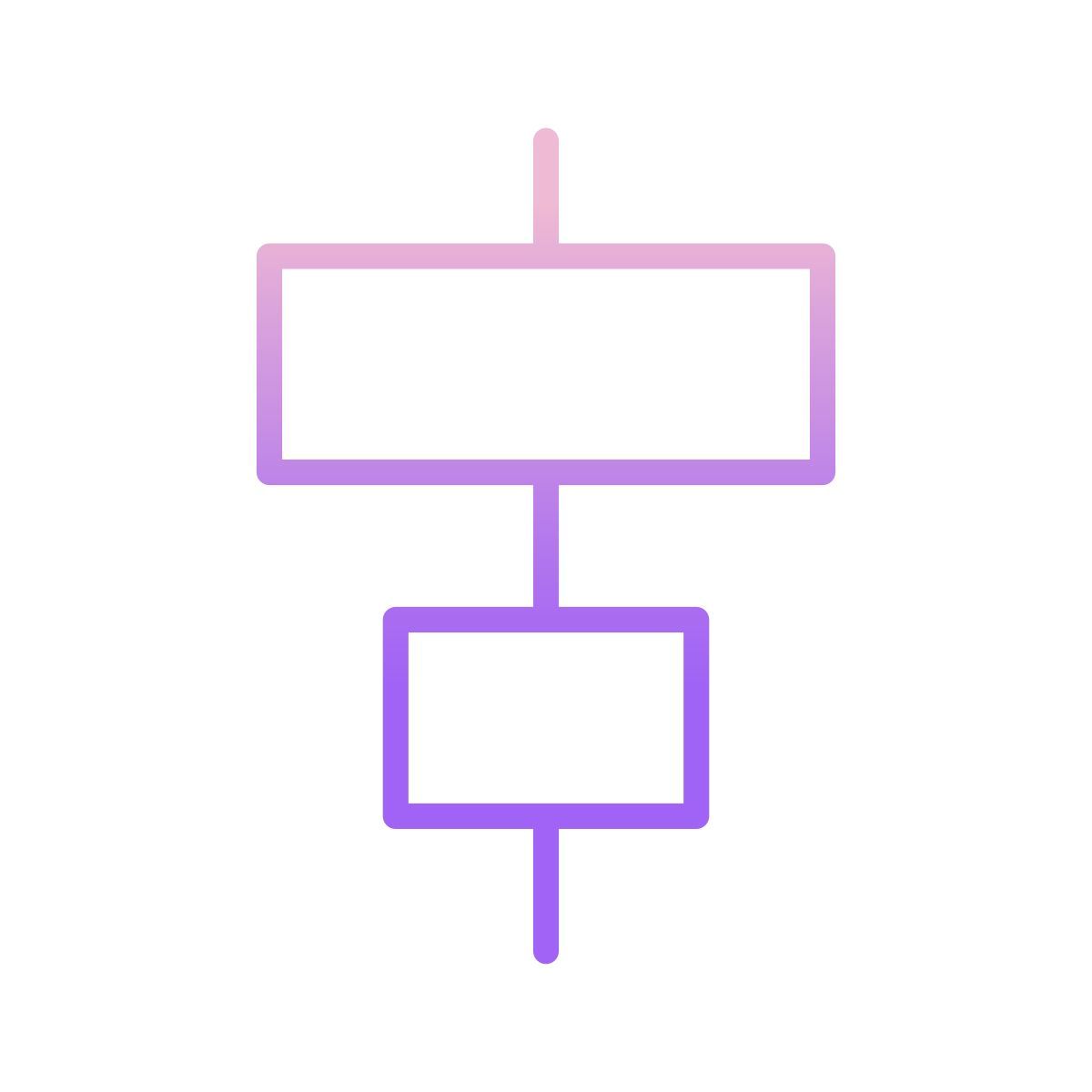 alignement central icon
