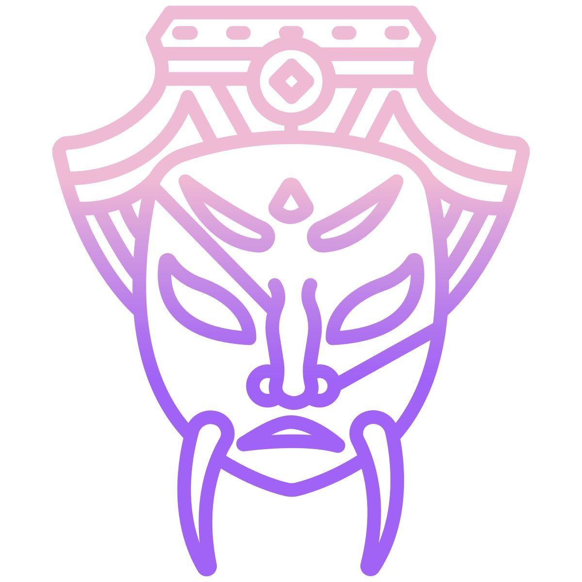 chinese mask icon