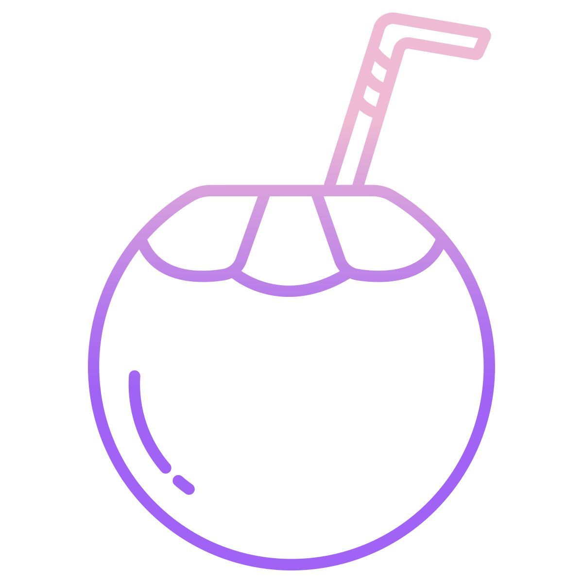 coconut drink icon