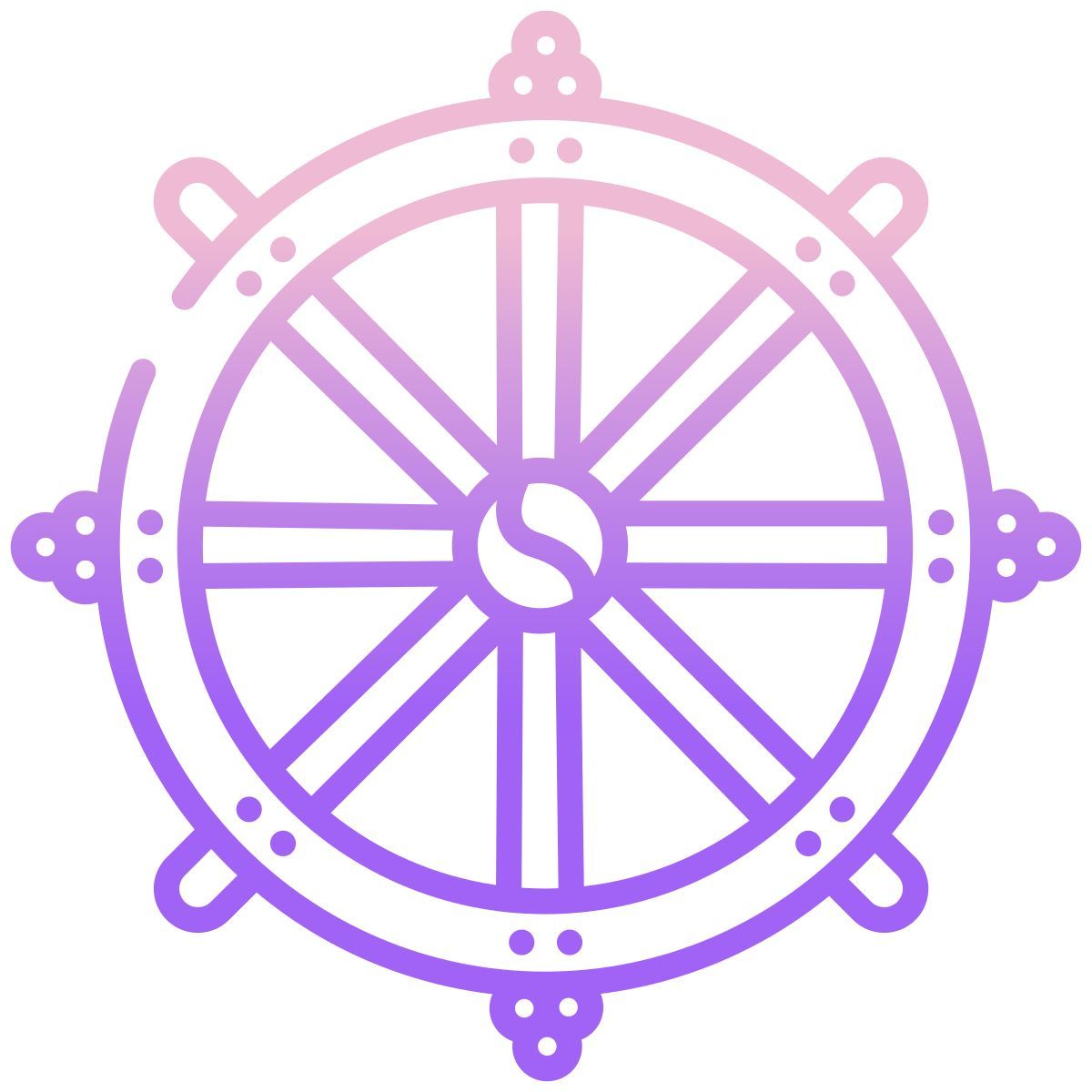 dharma wheel icon