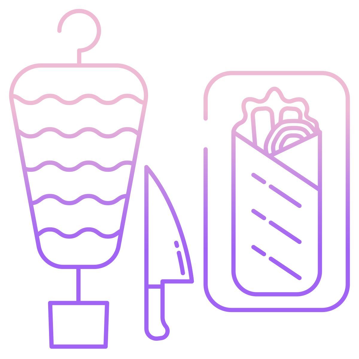 doner kebab icon