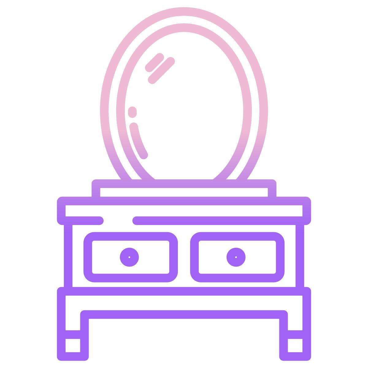 dressing table icon