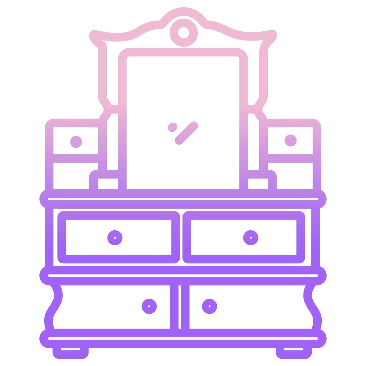 dressing table icon