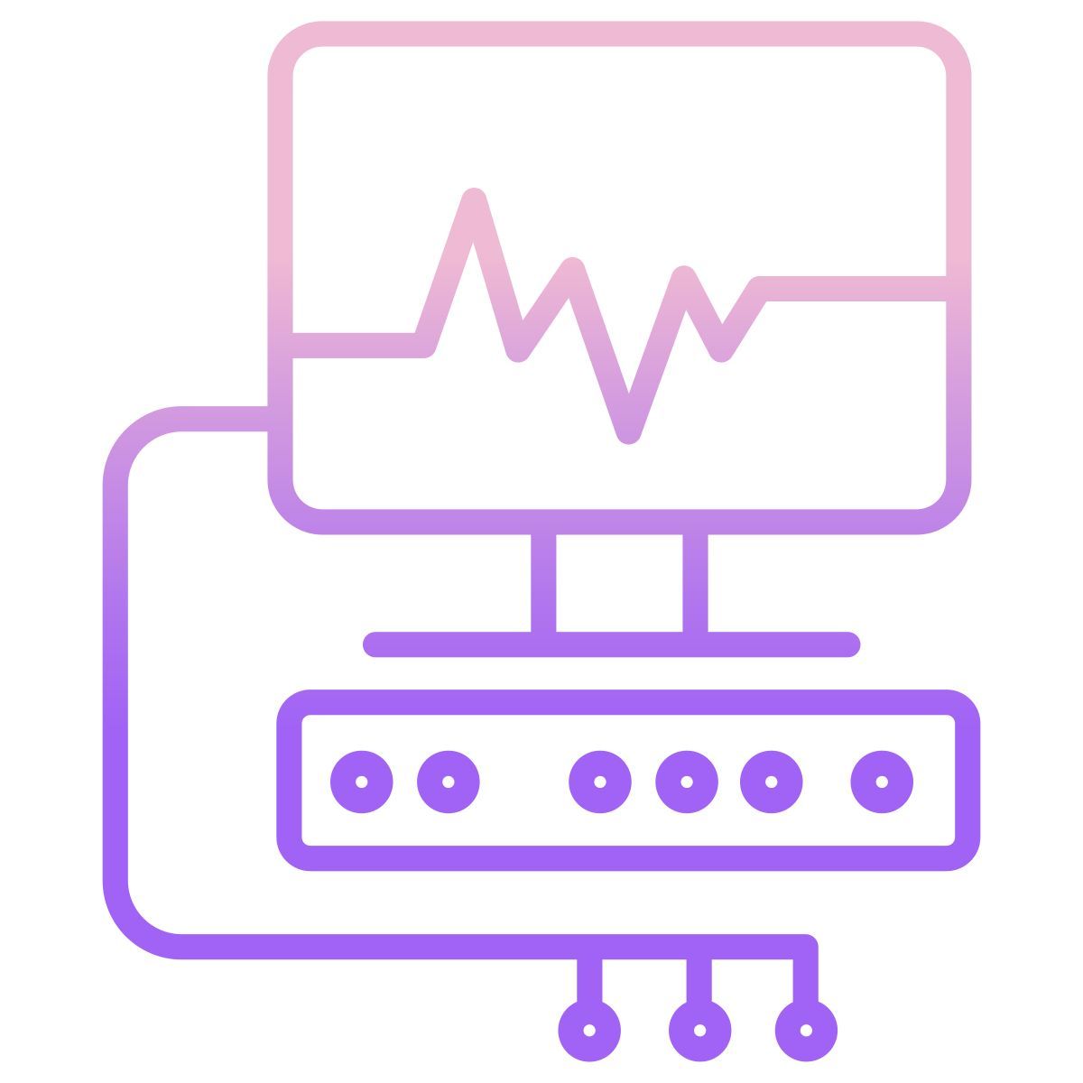 ecg monitor icon