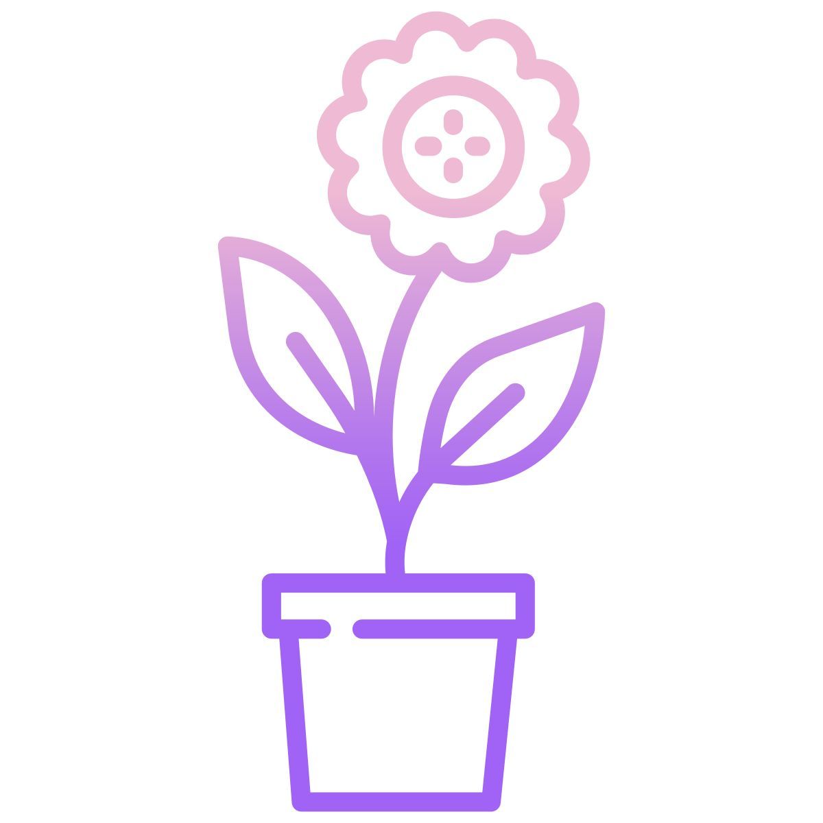 flower pot icon