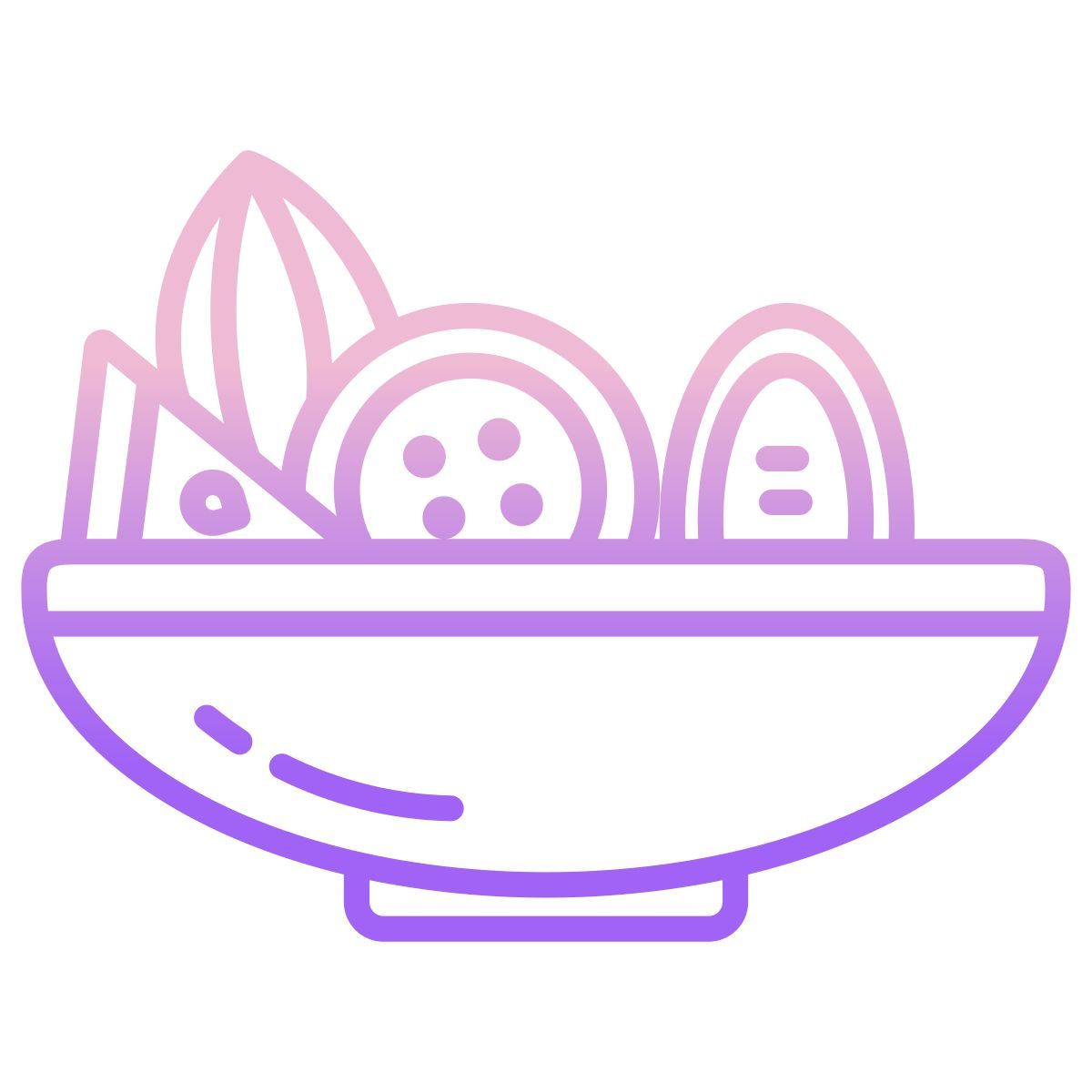 fruit bowl icon