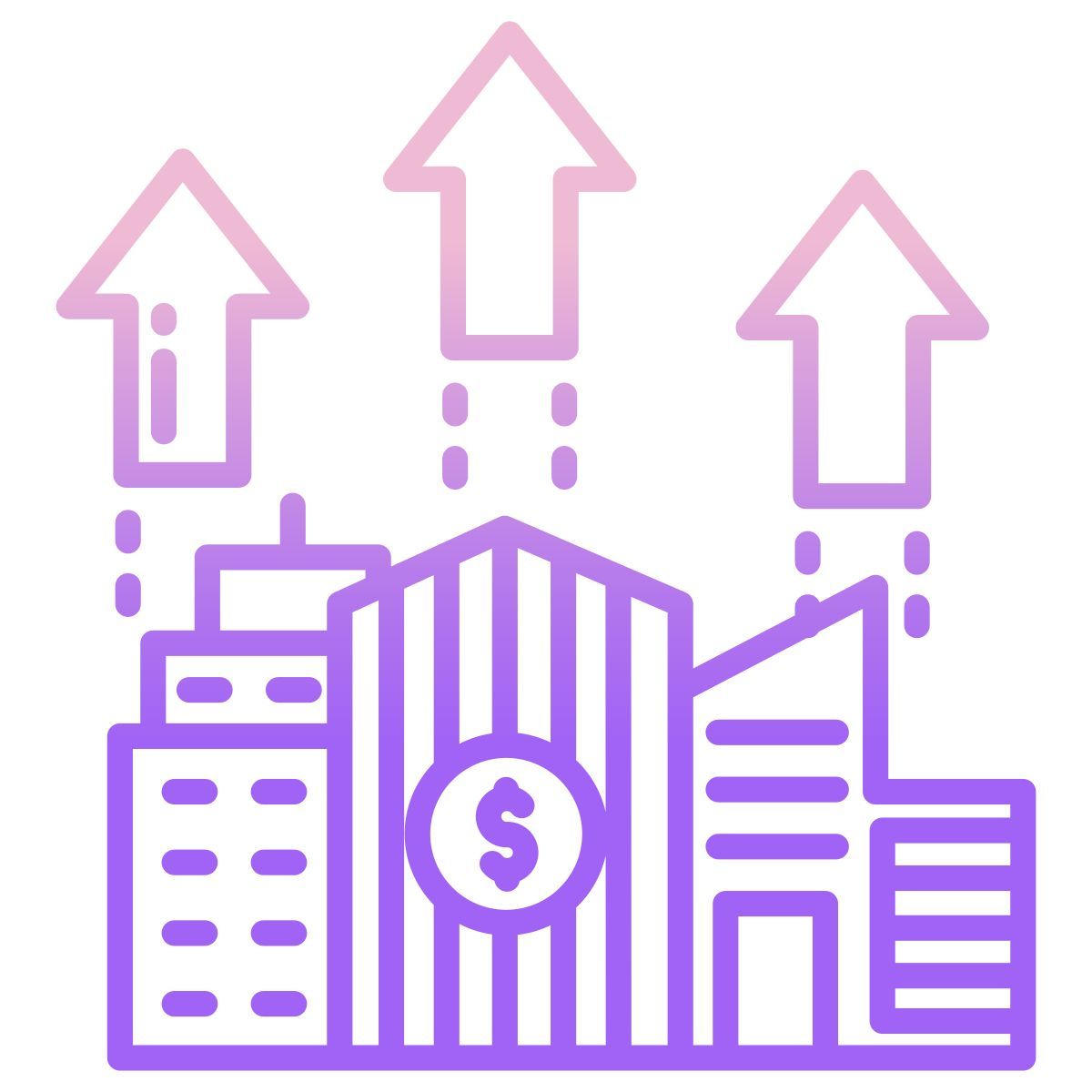 financial growth icon