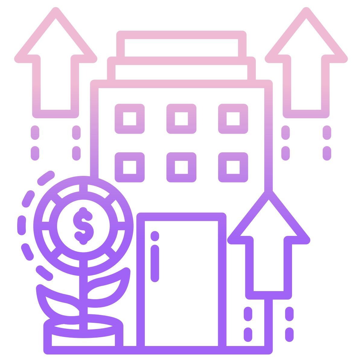 financial growth icon