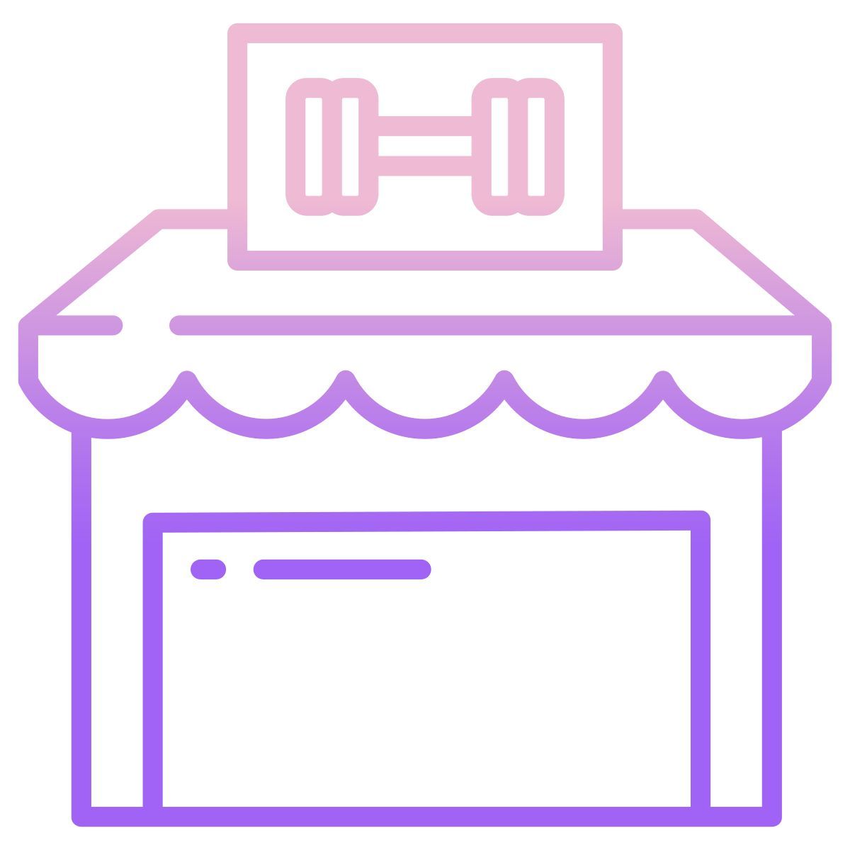 palestra esterna fitness icongeek26 outline gradient icongeek26 icon