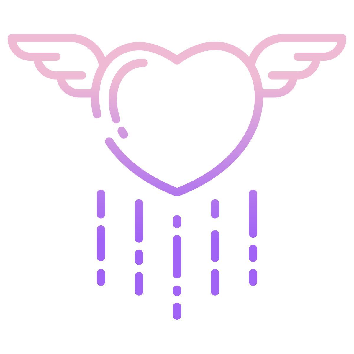 heart wings icon