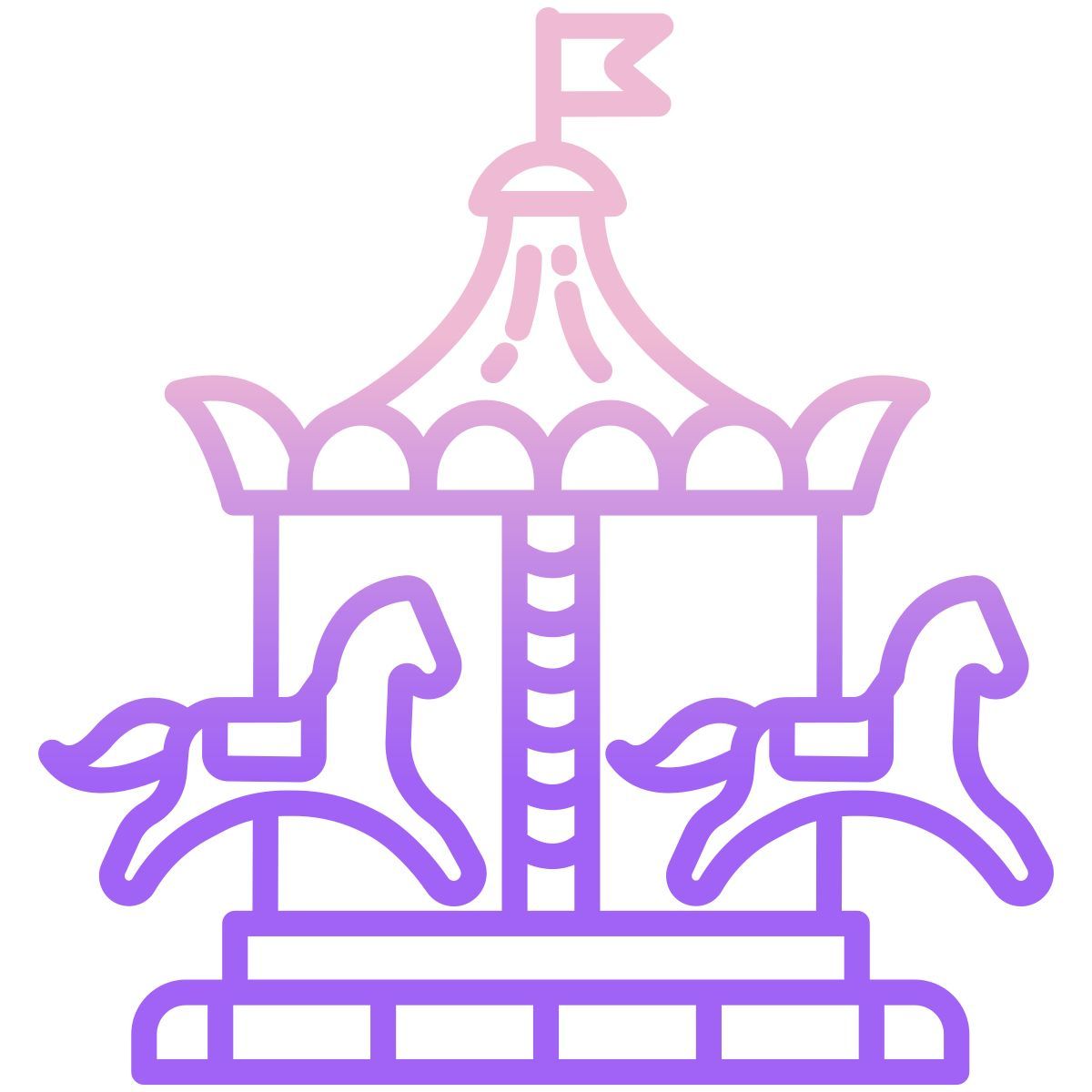 horse ride icon