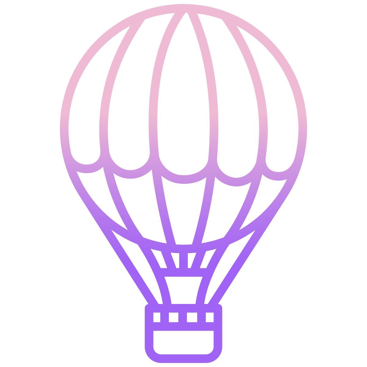 hot air balloon icon