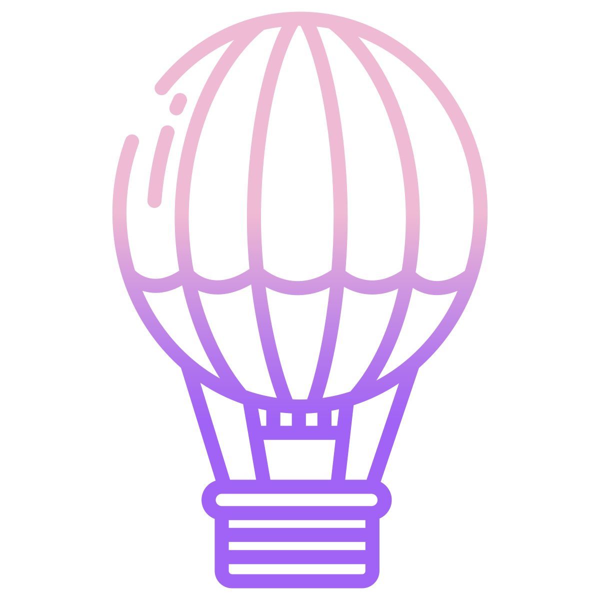 hot air balloon icon