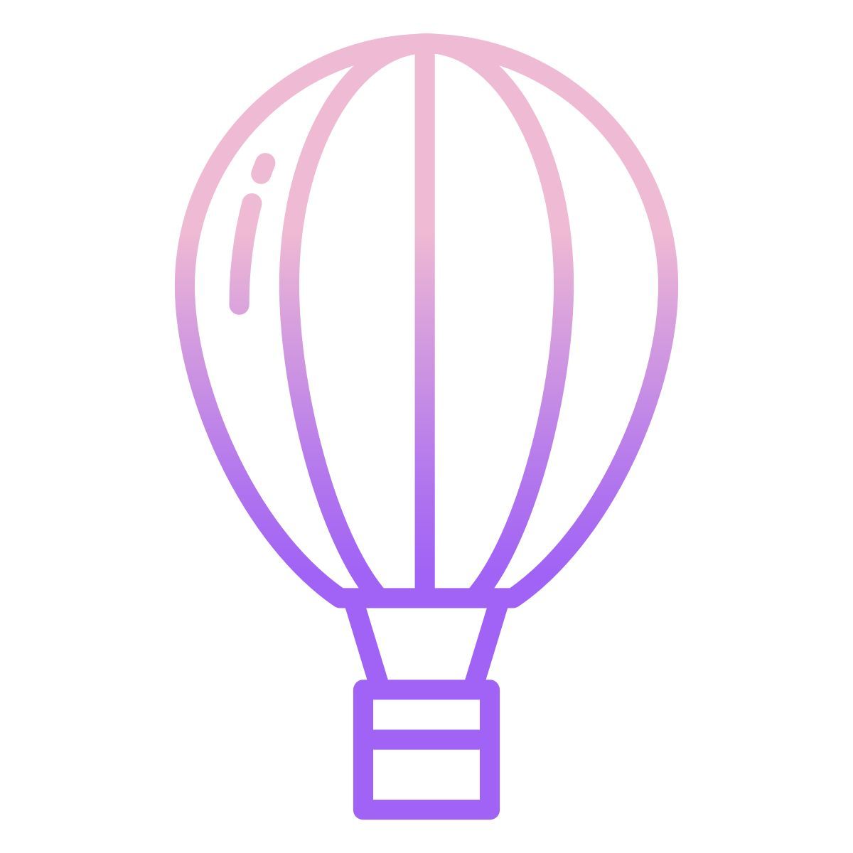 hot air balloon icon