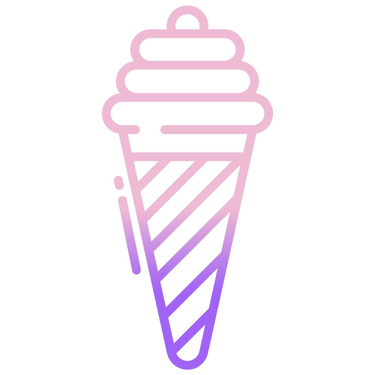ice cream cone icon