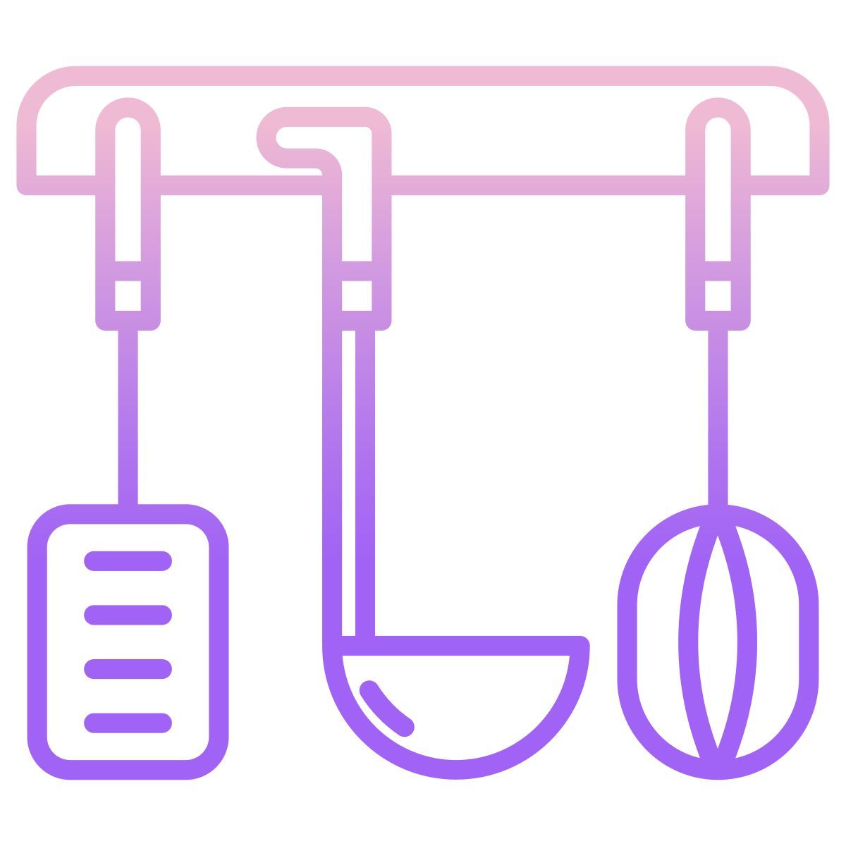 kitchen utensils icon