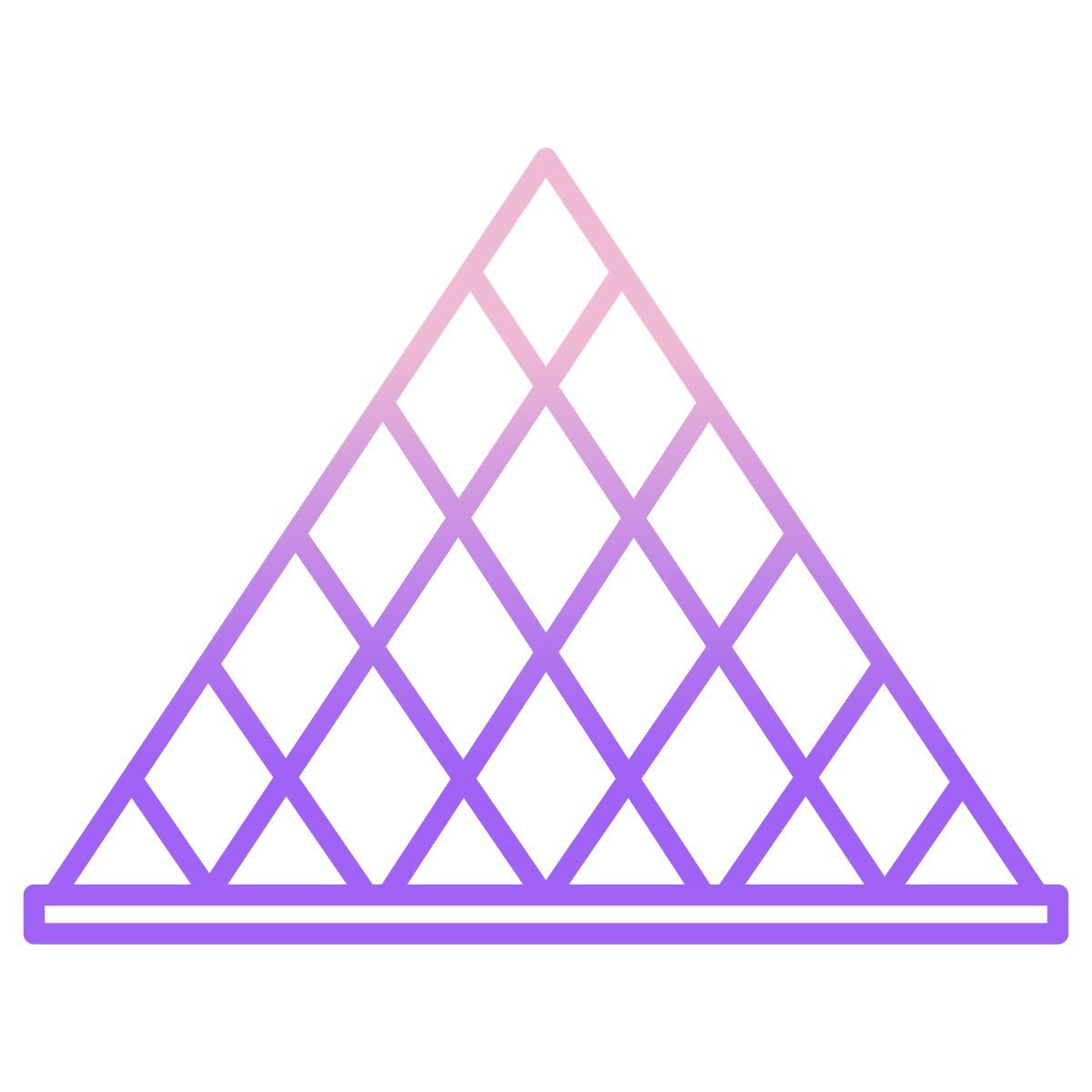 pirâmide do louvre icon