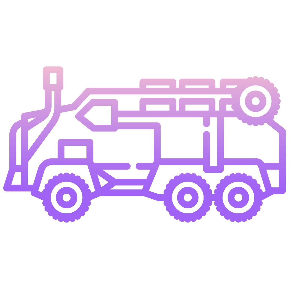 military vehicle icon