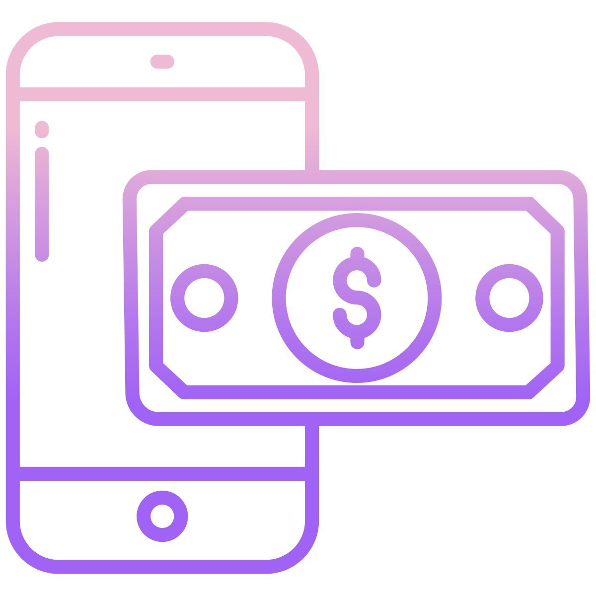 services bancaires mobiles icon