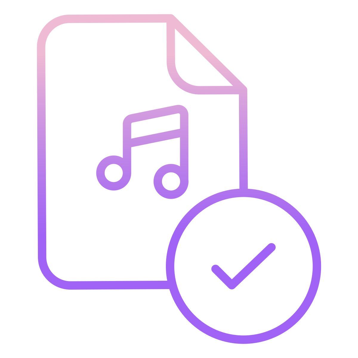 fichier musical icon