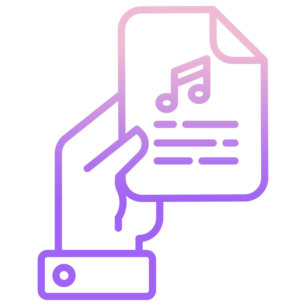 fichier musical icon