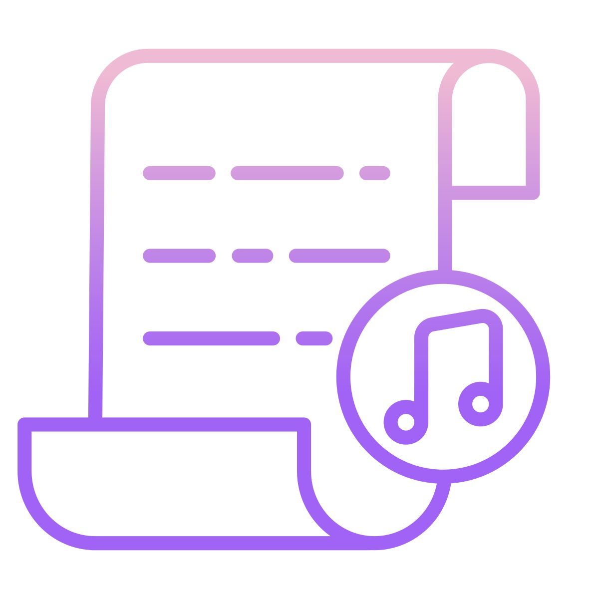 fichier musical icon