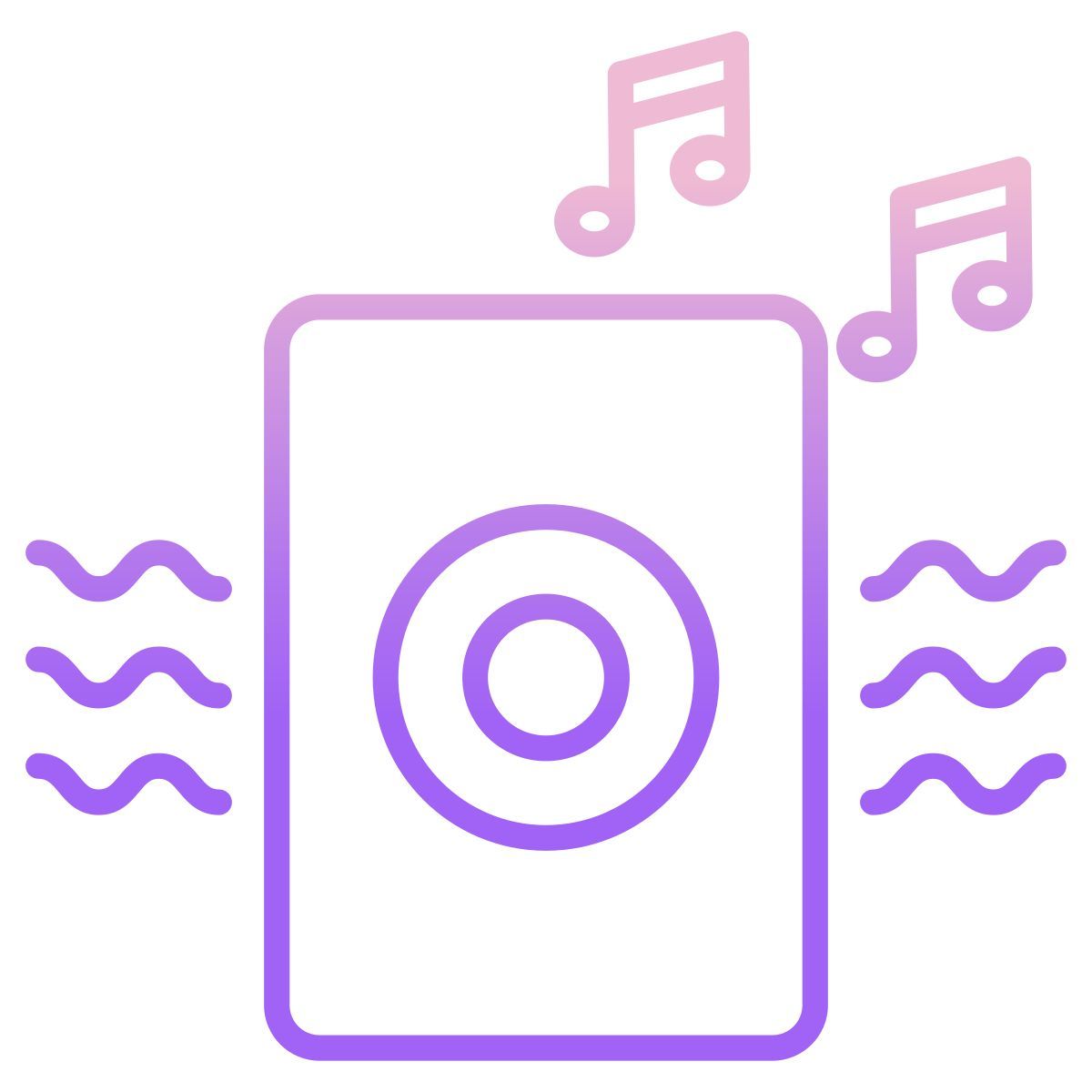 music system icon