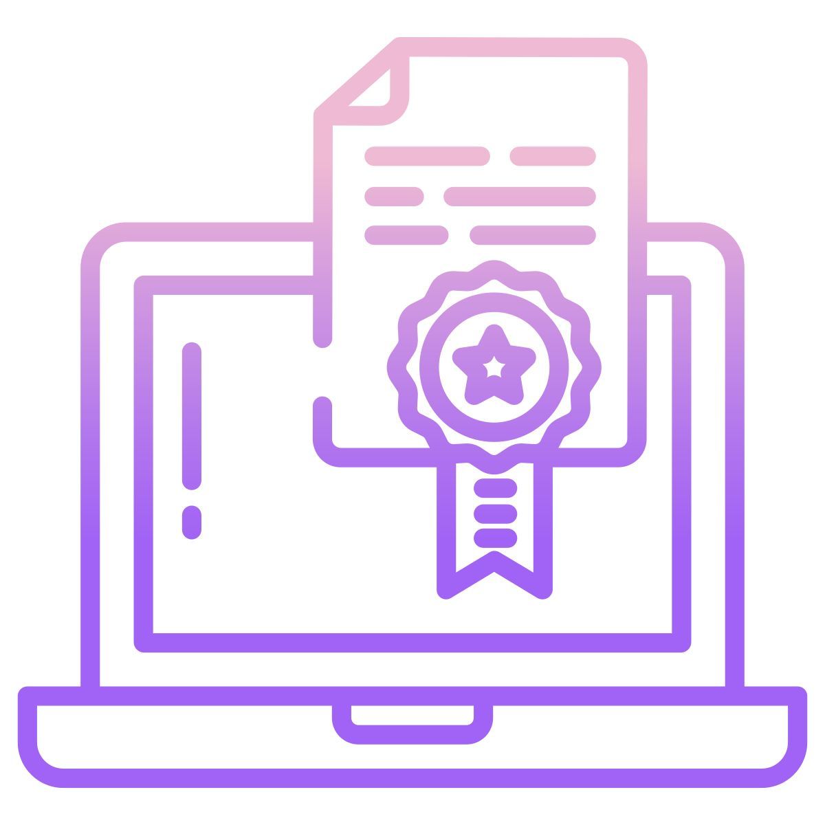 online zertifikat icon