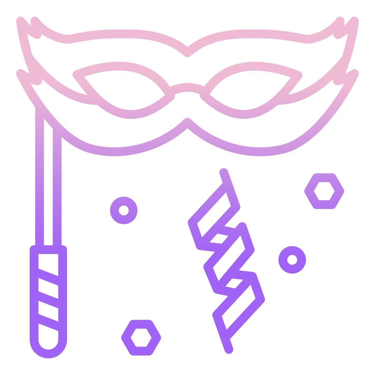 máscara de fiesta icon