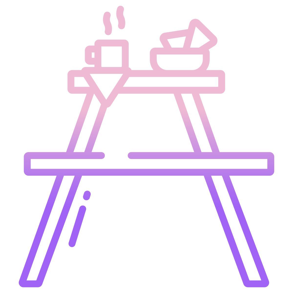 picnic table icon