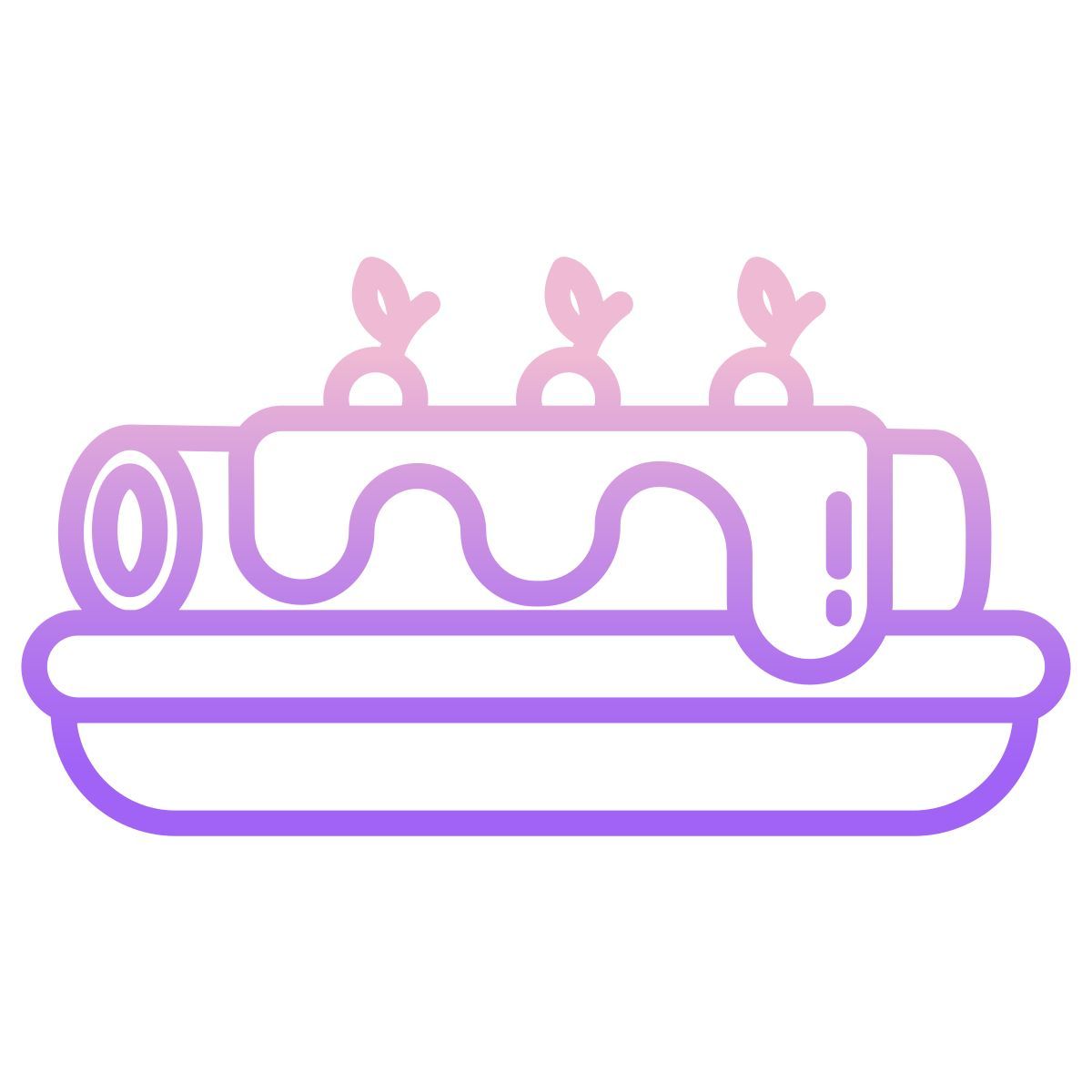 roll cake icon