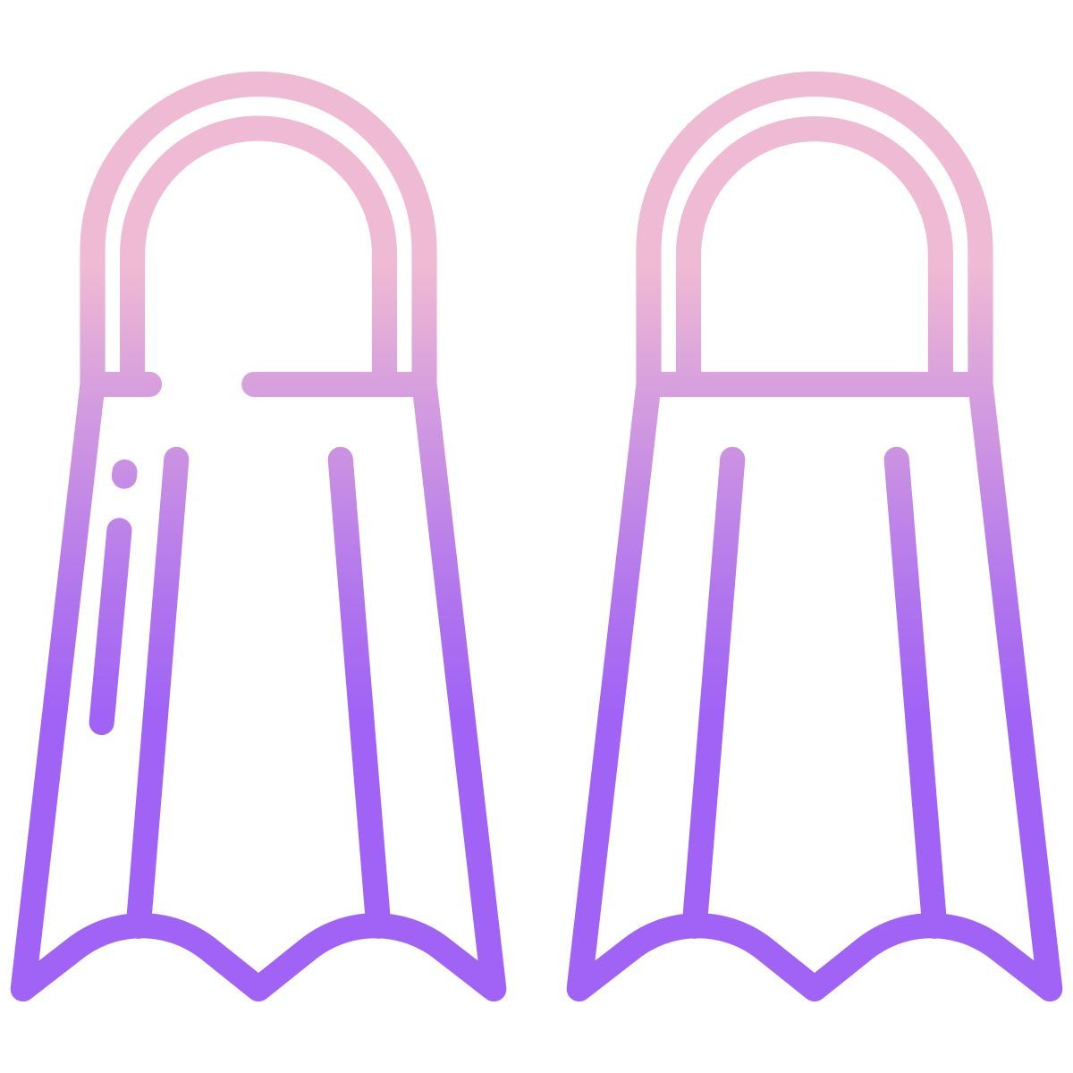 nageur vue de dos icon